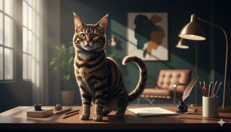 Comportement chat montrant curiosité et confiance